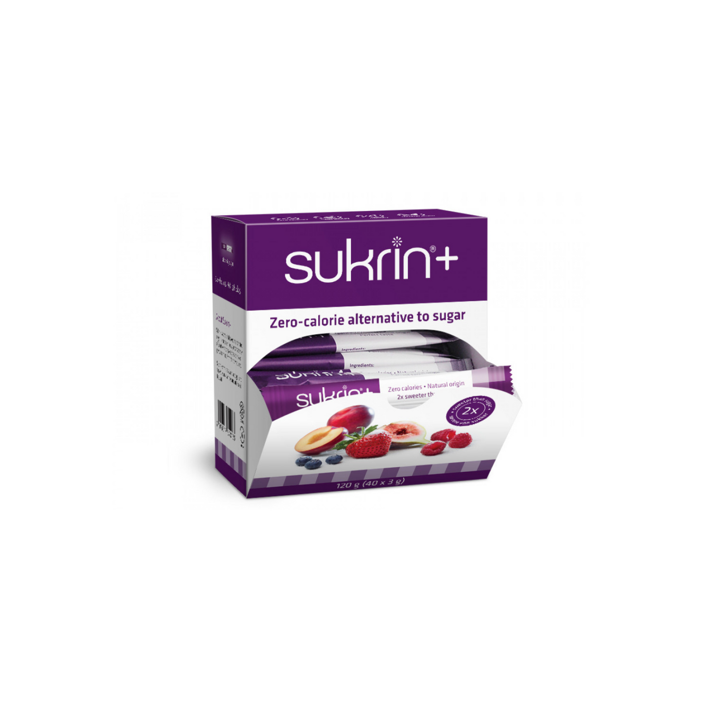 Sukrin + sticks, natural sweetener, 40 x 3 g