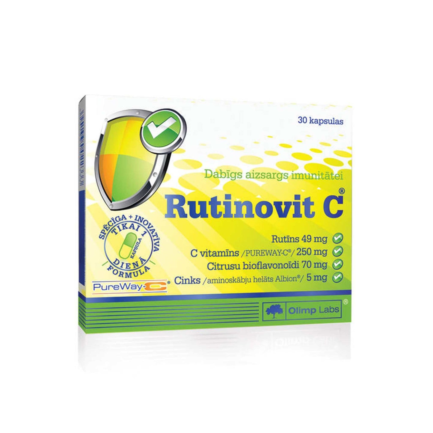 Olimp Labs Rutinovit C, c vitamīns, cinks