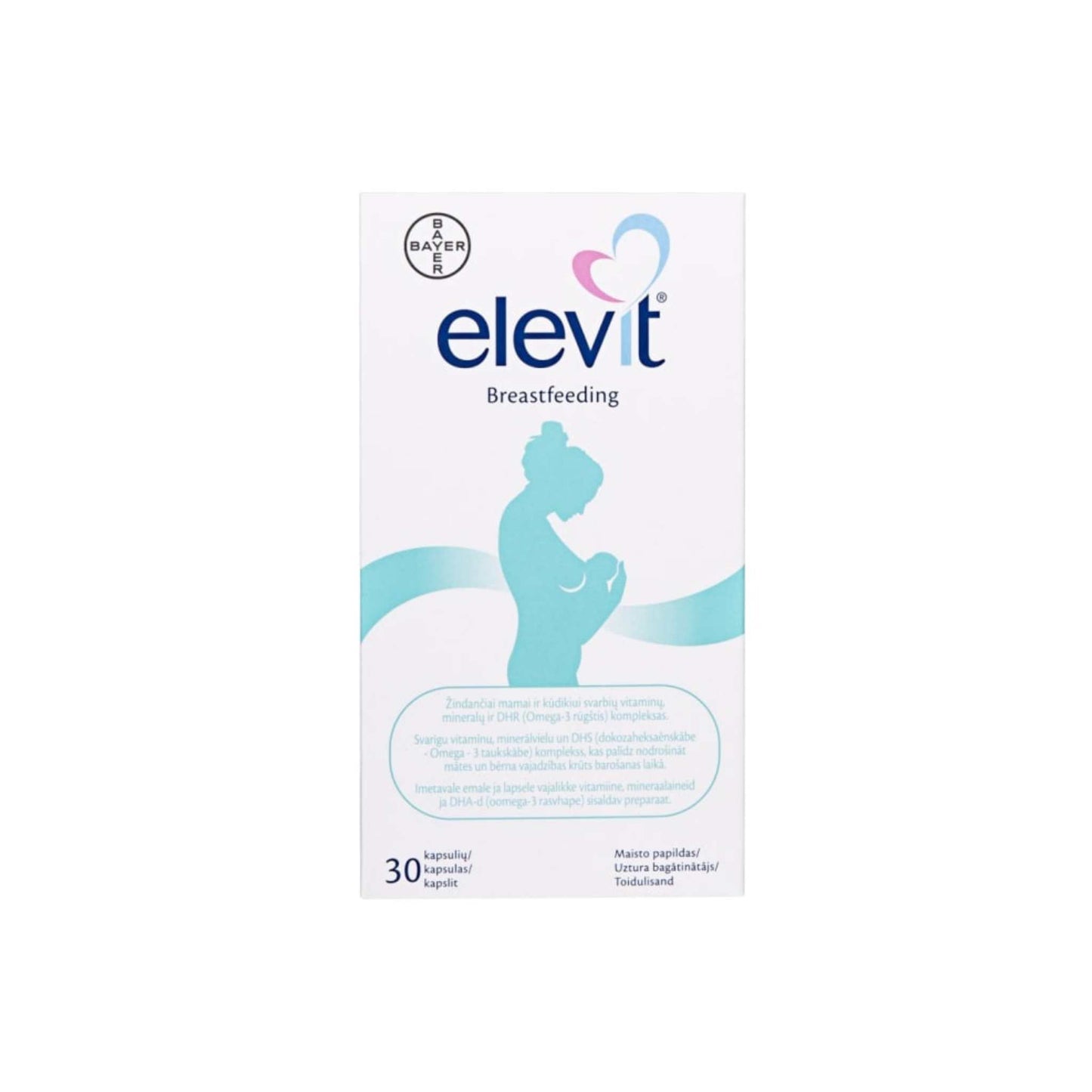 Elevit Breastfeeding, vitamīni, zīdīšana