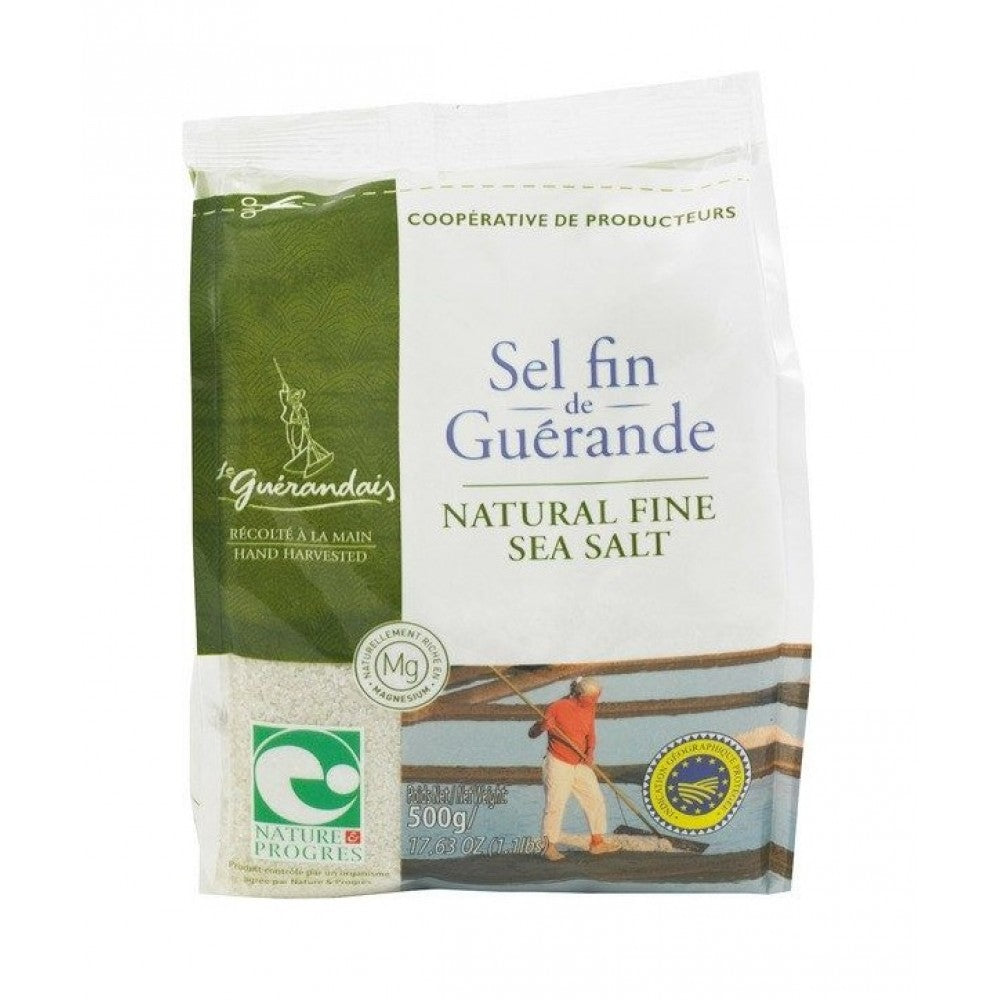 Le Guérandais smalkais jūras sāls 500 g