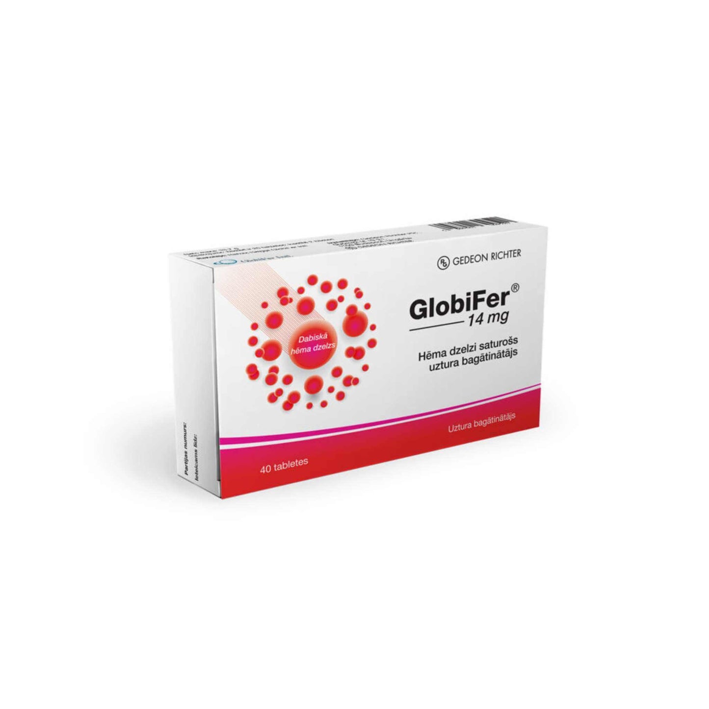 Globifer, dzelzs vitamīni, hēma dzelzs