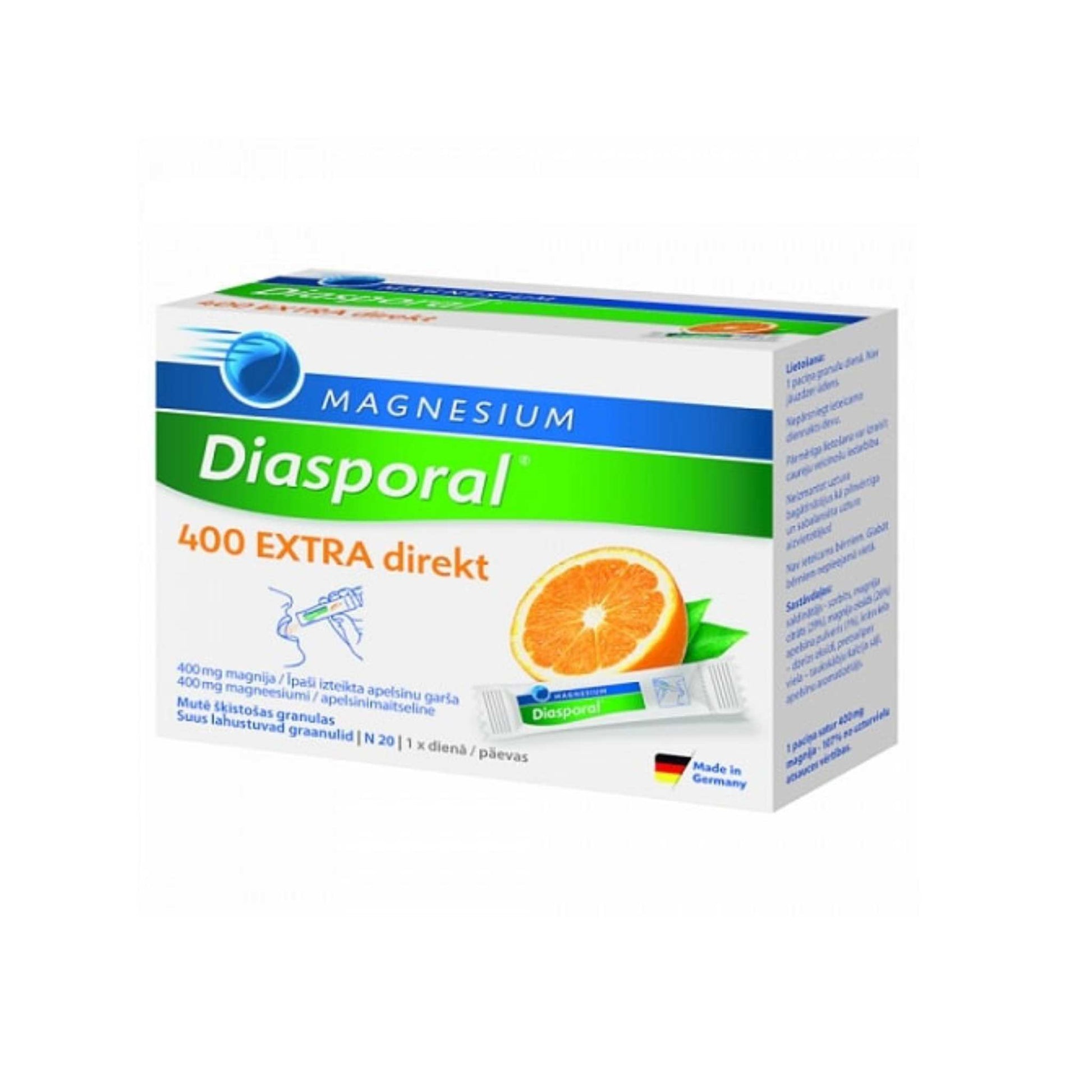 MAGNESIUM Diasporal 400 EXTRA direkt, magnijs