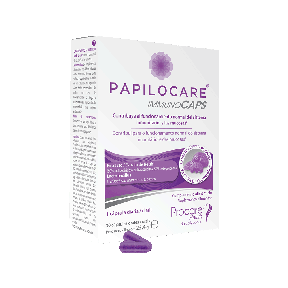 Papilocare Immunocaps kapsulas imunitātei HPV atbalstam