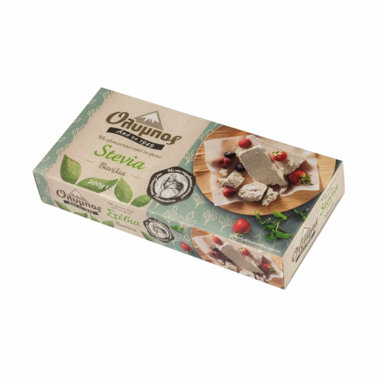 Sesame halva no added sugar with stevia, OLYMPOS, 250 g