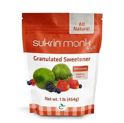 Sukrin Monk Fruit dabīgs saldinātājs, mūku auglis, eritritols